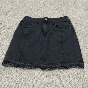 Black PacSun Denim Mini Skirt Sz 26